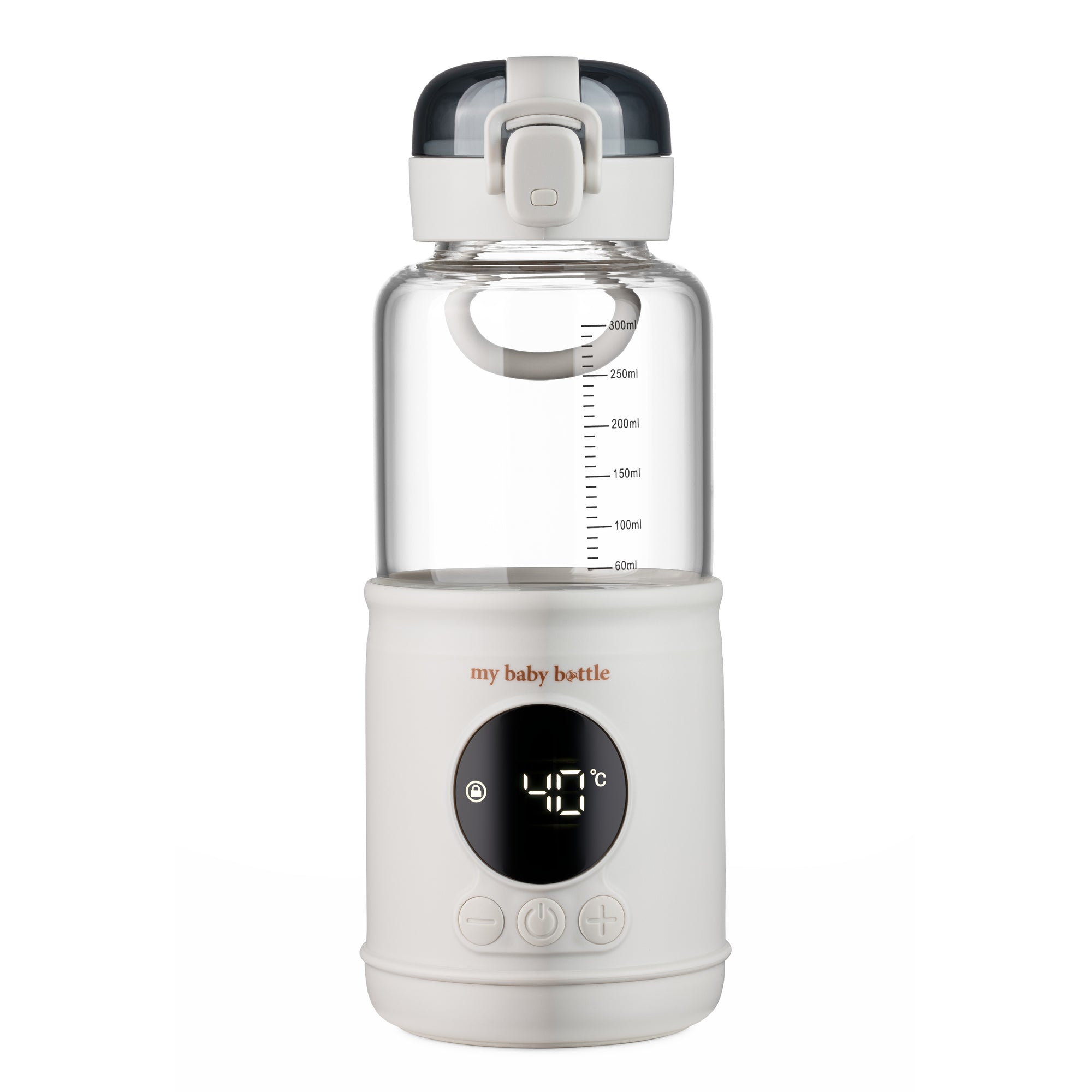 MyBabyBottle Pro - portable baby bottle, water and milk warmer - White