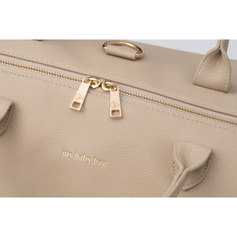 torba dla mam mybabybag beżowa